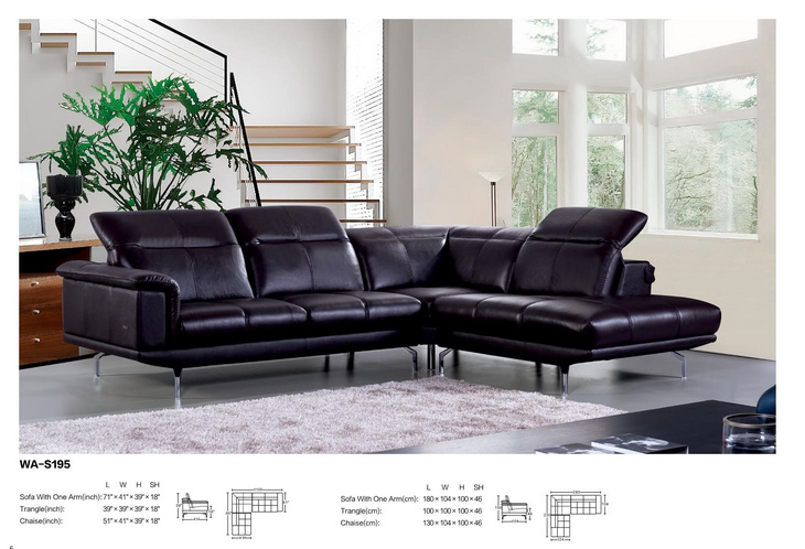 Menoir Modern Italian Leather Sofa沙发