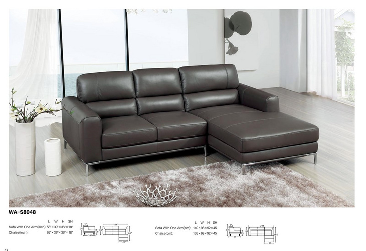 Menoir Modern Italian Leather Sofa沙发