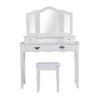 Hot Sale European Style Classic Dressing Table With Stool