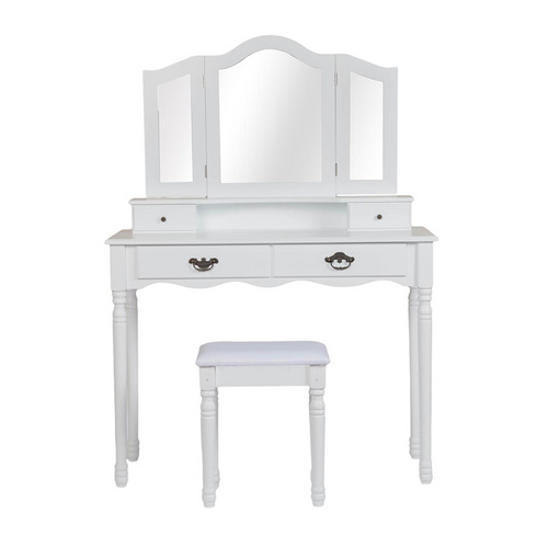 Hot Sale European Style Classic Dressing Table With Stool