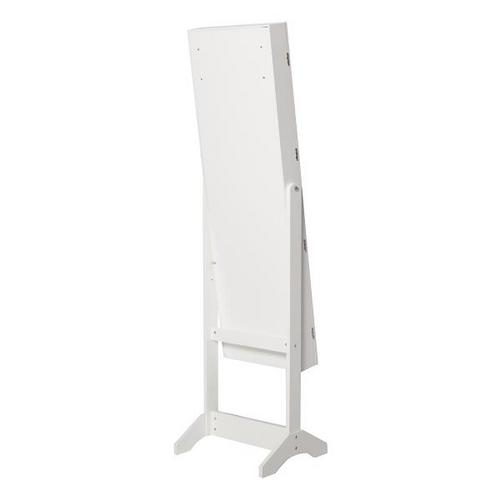 Vintage Furniture Floor Mirrored Jewelry Cabinet