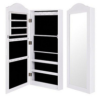 Factory price living room wall mirrored jewelry armoire