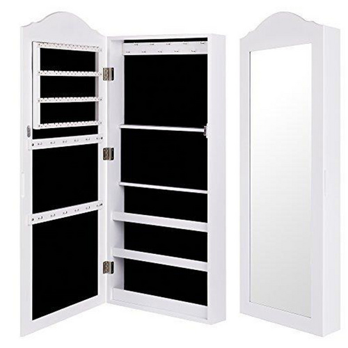 Factory price living room wall mirrored jewelry armoire