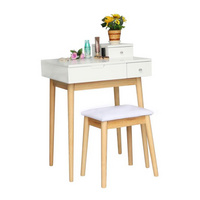 Gloss Big White Wooden Princess Dresser