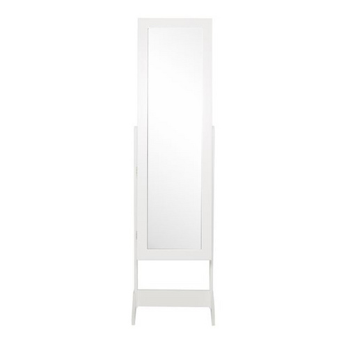 Vintage Furniture Floor Mirrored Jewelry Cabinet
