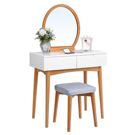 Hot Sale Popular Design Girls Toy Make Up Mirror Dressing Table With Chair