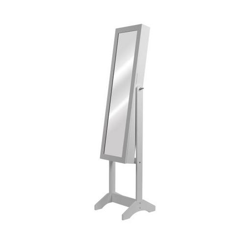 Standing mirror wooden classic jewelry cabinet
