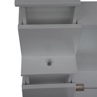 Gloss Big White Wooden Princess Dresser