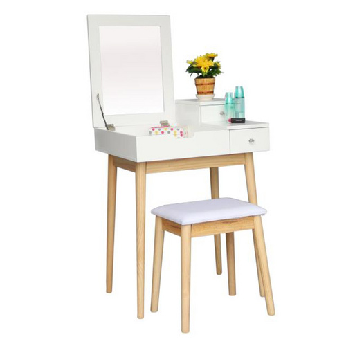 Gloss Big White Wooden Princess Dresser