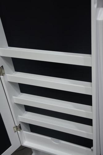 Vintage Furniture Floor Mirrored Jewelry Cabinet