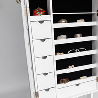 Free Standing Large Jewelry Cabinet Armoire