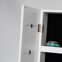 Free Standing Large Jewelry Cabinet Armoire