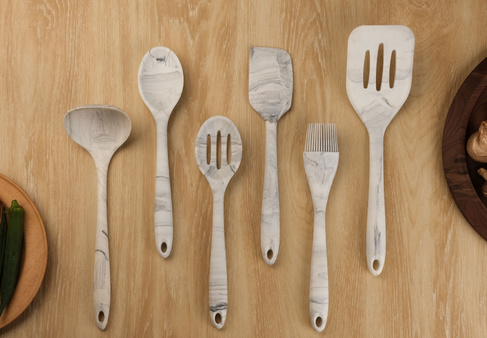 大理石纹硅胶厨具