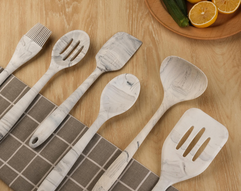 大理石纹硅胶厨具