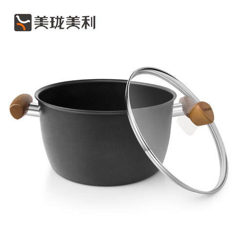 黑晶铁锅系列24cm汤锅