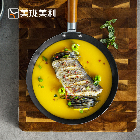 黑晶铁锅系列28cm煎锅