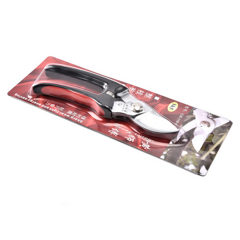 厂家直销SK5锰钢果树花艺修枝剪刀 强力弹簧 果枝剪园艺园林工具