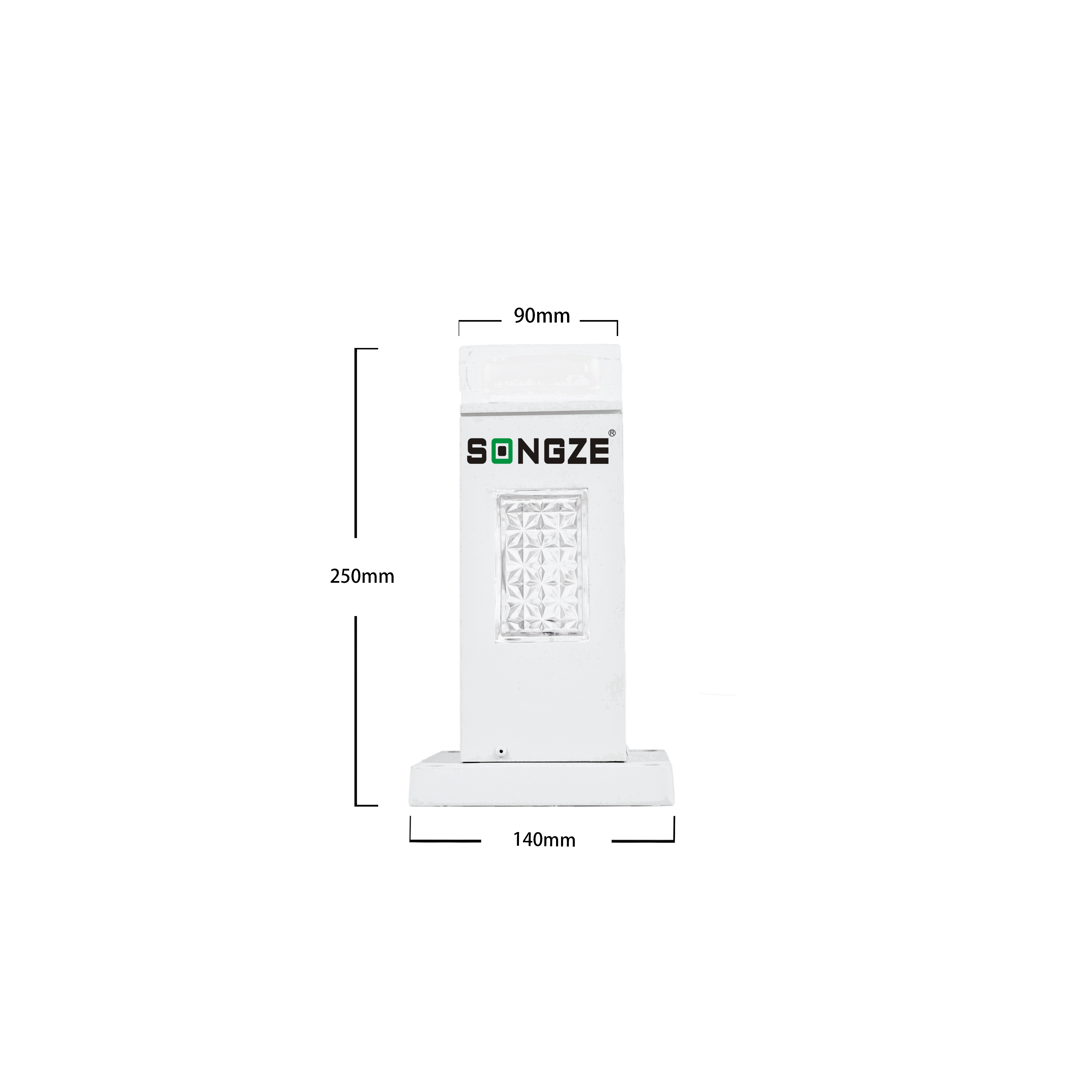 现代户外高0.25米别墅方形园林LED草坪灯