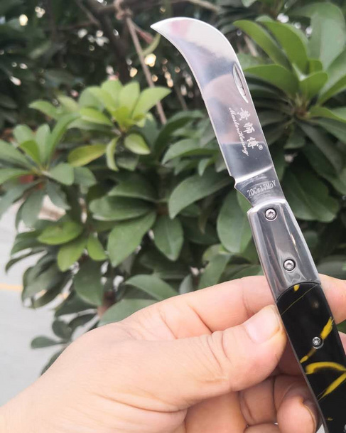 厂家直销黄师傅水果刀折叠电工嫁接刀户外多用小刀