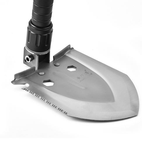 厂家直销 多功能折叠工兵铲折叠防身兵工铲子户外求生工具