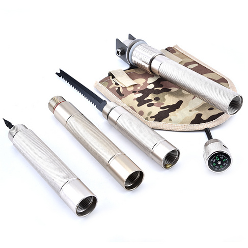 厂家直销 多功能折叠工兵铲折叠防身兵工铲子户外求生工具