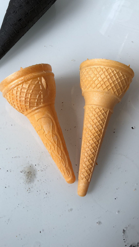 冰淇淋甜筒火炬筒