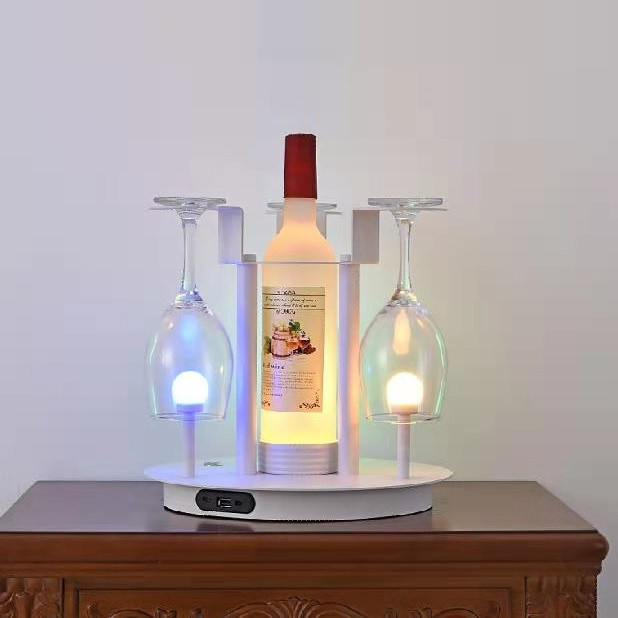 现代酒杯架台灯