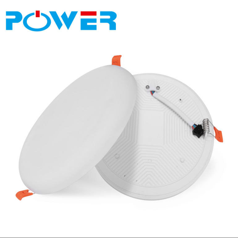 简约纯色无边框平板灯