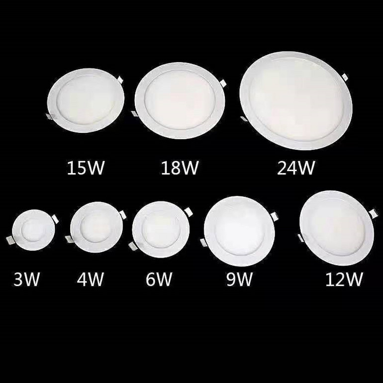 暗装白边平板灯