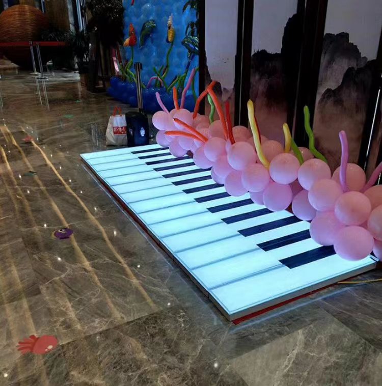 LED圆形发光地砖感应户外防水地埋灯