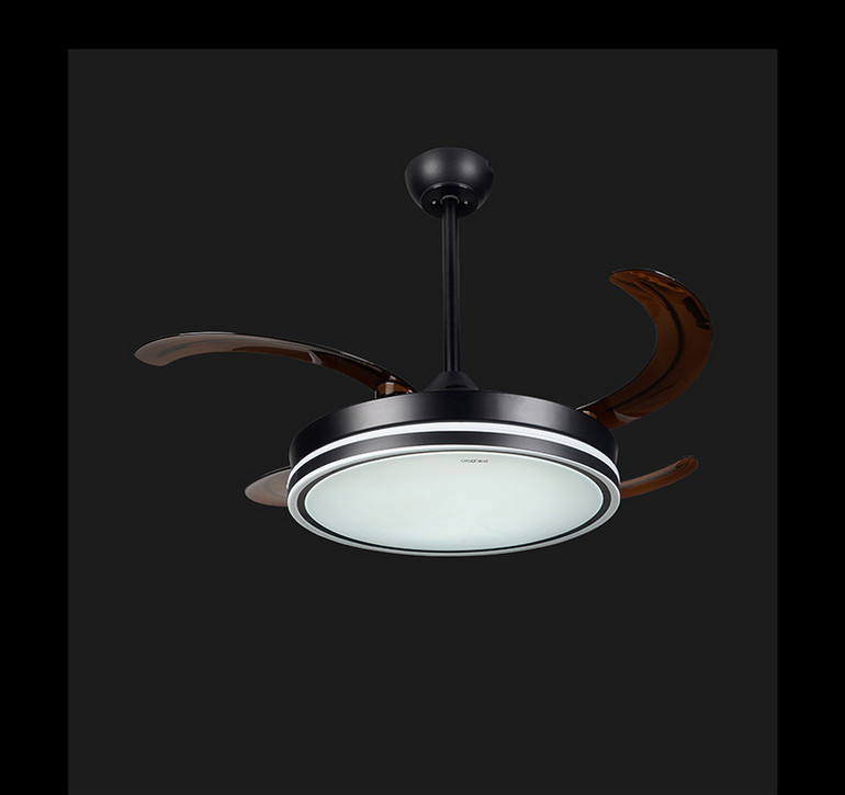 LED圆款简尚轻风系列三色温风扇灯