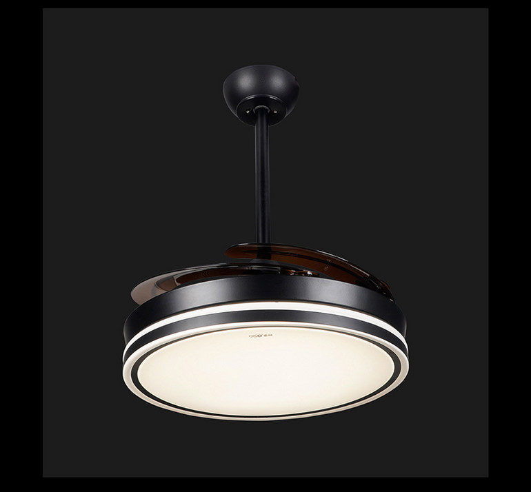 LED圆款简尚轻风系列三色温风扇灯