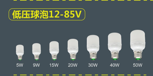 LED多瓦数多规格12-85v低压球泡
