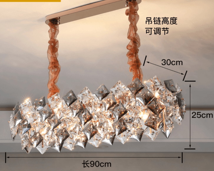 简约现代轻奢水晶吊灯