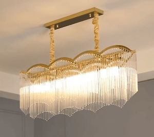 意式轻奢流苏水晶吊灯