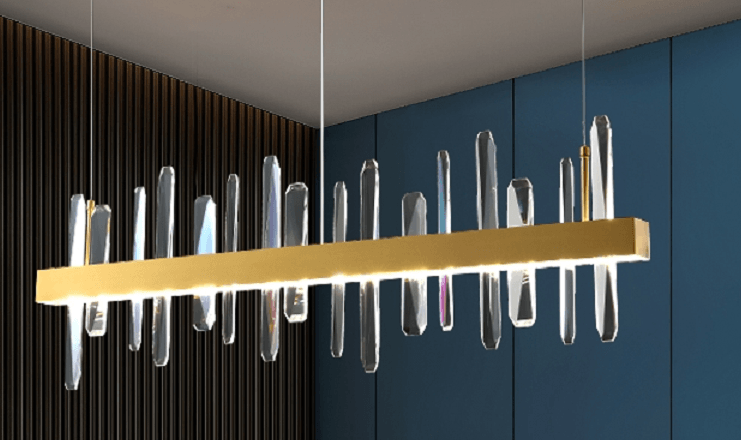 现代轻奢LED水晶吊灯