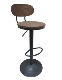 Barstool/Wood barstool/Bar-chair/Steel bar-chair/Wood seat bar-chair/Backrest barstool