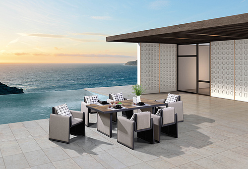 Indoor and outdoor Dining chair and table BP-3206
