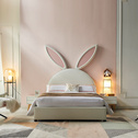 儿童房可爱兔子床公主床