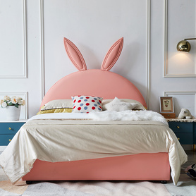 粉色儿童公主床兔子床AL881