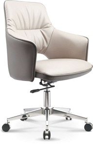 6612B Office swivel chair workstation study chair leather