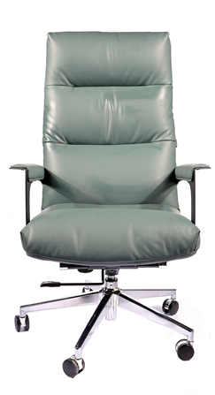 Green Leather Runner Office Chair Boss Chair Leisure