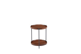 Walnut Colour Wooden Coffee Table Side Table