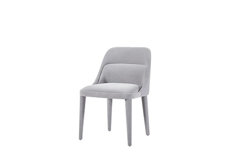 Modern Steel legs Flannel Cover Accent Furniture Living Room Chairs Dining chair accent chair