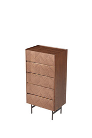 Wooden 5 Drawer  Organizing Cart Cabinet in for Home Office