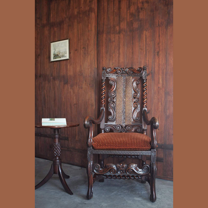 Mid-17th Century Gothic Armrest Chair (Collection of Royal Canadian Museum)