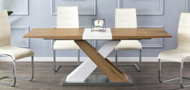 DT-872   Modern Wooden Veneer Dining Table