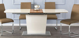 DT-871   Modern Wooden Veneer Dining Table