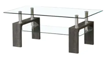 CT-302 Modern Transparent Coffee Table