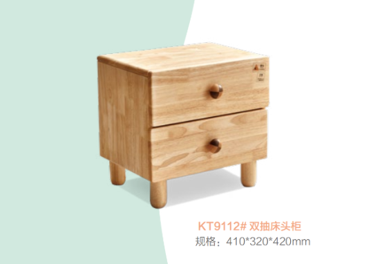 Double smoking bedside table